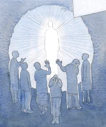 Jésus brille au Ciel avec pureté et puissance