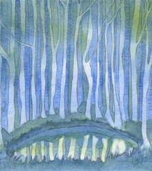 Tout comme une personne dans un bois ne peut voir les profondeurs d