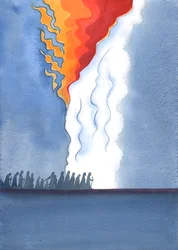 Tout comme le peuple de Dieu au temps de Moïse était guidé par une colonne de feu, un vrai contemplatif aujourd