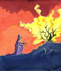 Moïse et le buisson ardent, 2001