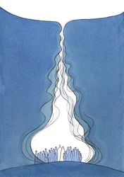 La grande flamme de la prière.