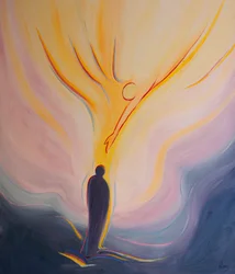 Le Saint-Esprit est comme un feu du Ciel, nous apportant Son amour, Sa pureté, Sa sagesse et Sa puissance