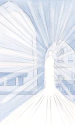 La lumière du Christ dans le Saint-Sacrement rayonne dans notre église et sur le monde entier