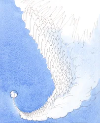 Les saints du ciel sont conscients du problème du péché, 2005 (aquarelle sur papier)
