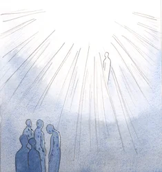 Ceux qui refusent de se repentir de péchés graves et meurent ne peuvent entrer au ciel ; mais les Saintes Âmes, ouvertes à la miséricorde du Christ, entrent au ciel une fois purifiées.
