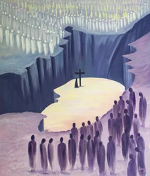 Par la messe, nous sommes unis aux saints autour du seul sacrifice du Christ