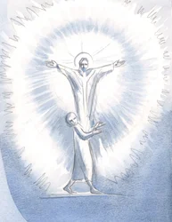 Quand une âme est vide de tous désirs vains, le Christ la remplit de sa lumière, dans la Sainte Communion; et comme le Christ loue son Père, dans l