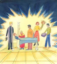 Lorsque les gens font preuve de bonté et de compassion envers les malades, les handicapés, les blessés ou les mourants, et qu