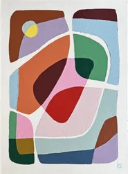 Formes abstraites colorées
