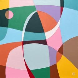 Formes abstraites éclatantes