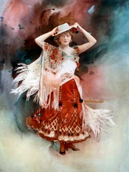 Evie Greene dans Kitty Grey, c1902
