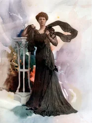 Kate Sergeantson, actrice, vers 1902