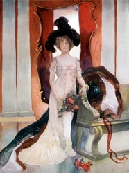 Marie Studholme dans Le Toreador, vers 1902