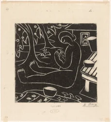 Femme assise
