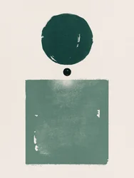 Formes abstraites vertes