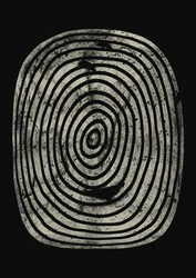 Anneaux concentriques vieillis