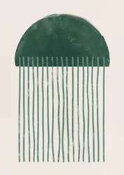 Flux abstrait vert terreux