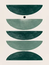 Équilibre géométrique vert