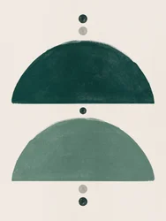 Équilibre géométrique vert