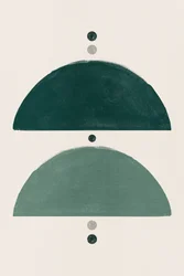 Équilibre des formes vertes