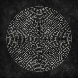 Labyrinthe circulaire complexe