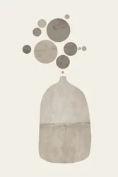 Vase abstrait organique