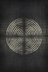 Cercles géométriques texturés