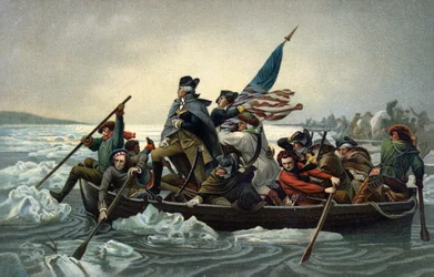 George Washington traversant le Delaware pendant la guerre d