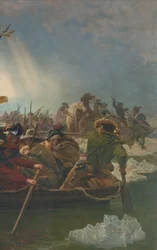 Washington traversant le fleuve Delaware, 25 décembre 1776