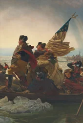 Washington traversant le fleuve Delaware, 25 décembre 1776