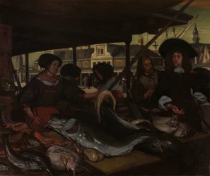 Le Nieuwe Vismarkt (nouveau marché aux poissons) à Amsterdam