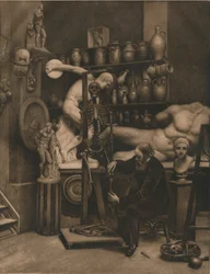 Les vacances de M. Heatherley : Un incident dans la vie de studio, vers 1874