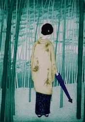 Dame en bambou, 2007 (gravure)
