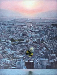 Fin de journée, 2012 (huile sur toile)