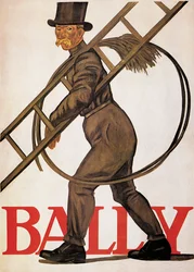 Affiche publicitaire pour le cuir « Bally », 1926
