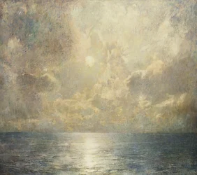 Paysage Marin au Clair de Lune