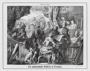 La galerie à la mode de Dresde