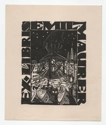 Ex Libris Emil Maurer (gravure)