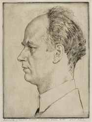 Portrait de Wilhelm Furtwängler 1886-1954, 1928