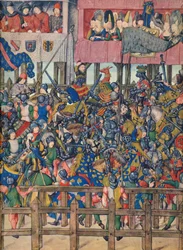 Fin du tournoi à Bruges, 11 mars 1392