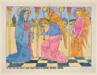 Annonciation : Et le verbe s