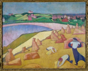Temps de récolte près de la mer, 1891