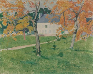 Maison parmi les arbres. Pont-Aven, 1888