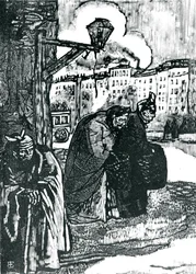 Illustration pour les Poèmes de Charles Baudelaire (1821-67)