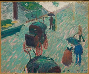 Le Jardin Public, Mayenne, 1886