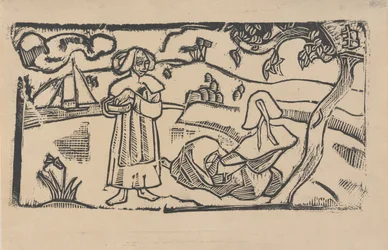 Deux femmes bretonnes, c.1891