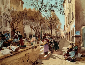 Une journée de marche en Provence au XIXe siècle
