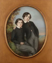 Portrait de J. McNeill Whistler et de son frère William (Dr. William Whistler)