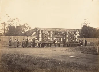 Enterrement, Cochinchine, 1866