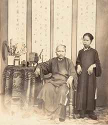 Femmes annamites, Cochinchine, 1866
